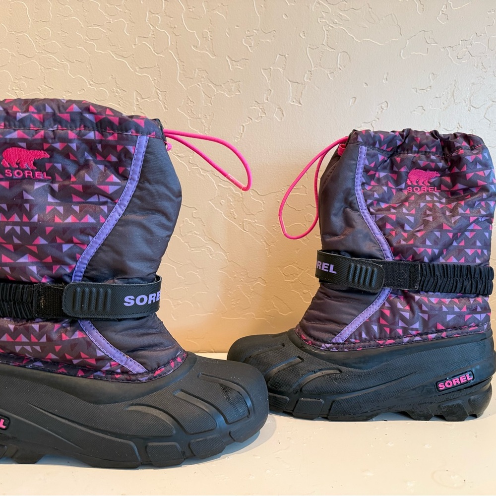 Sorel Kids' Boots - Black and Purple